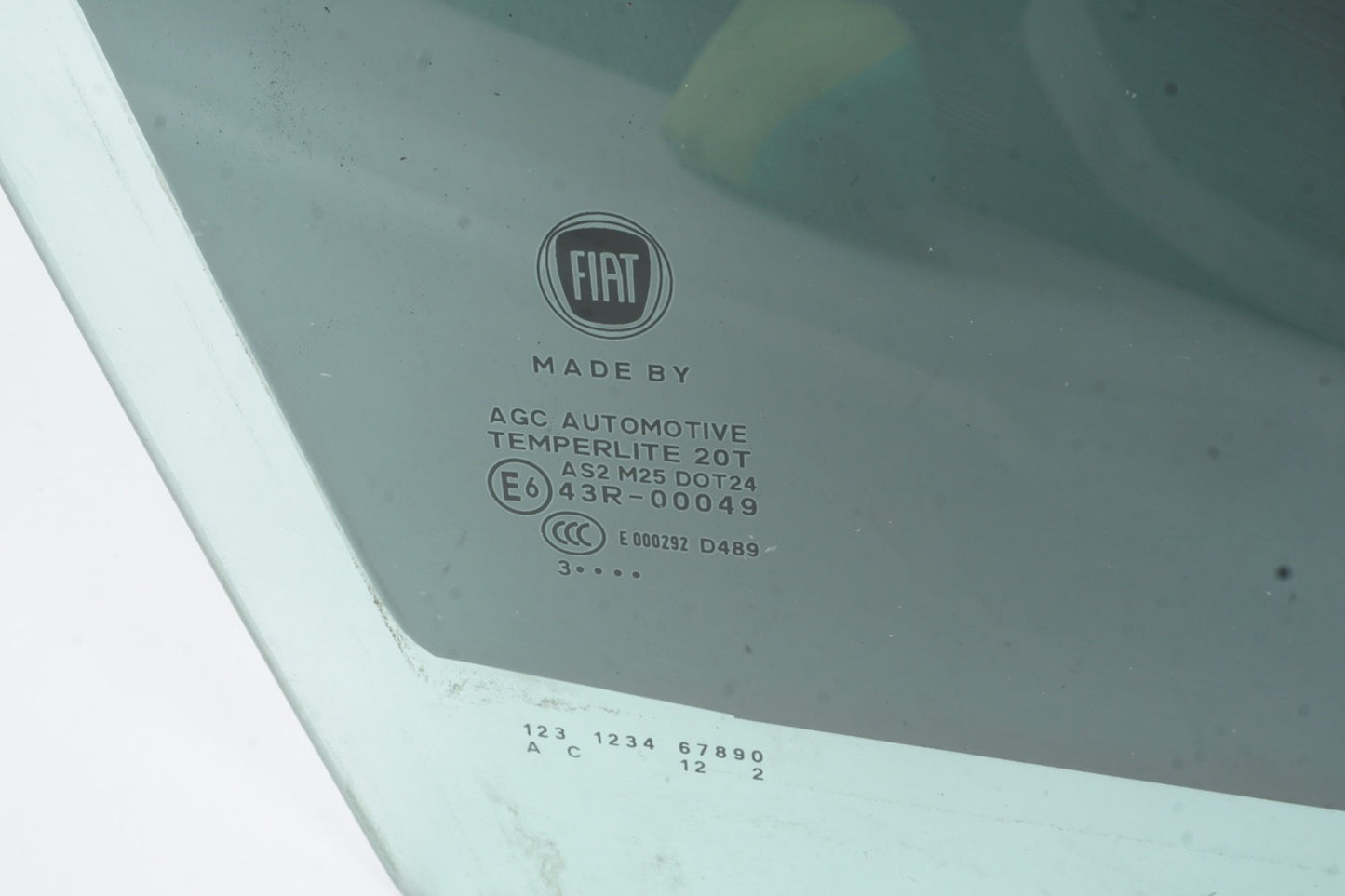 2014 - 2019 Fiat 500L Front Right Pass Side Door Window Glass OEM