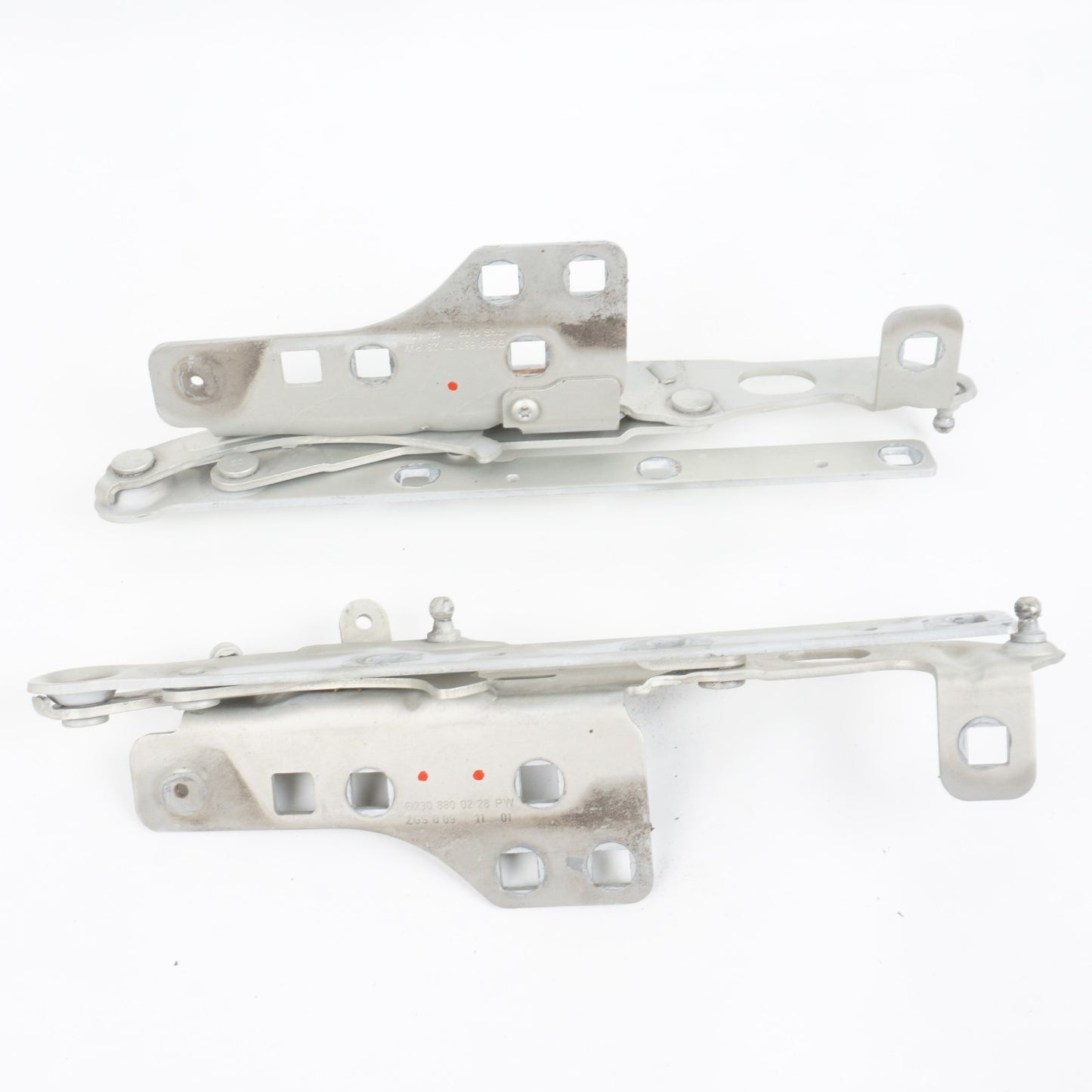 2003 - 2012 Mercedes SL55 SL500 SL550 Hood Hinge Set Left Right Support Bracket