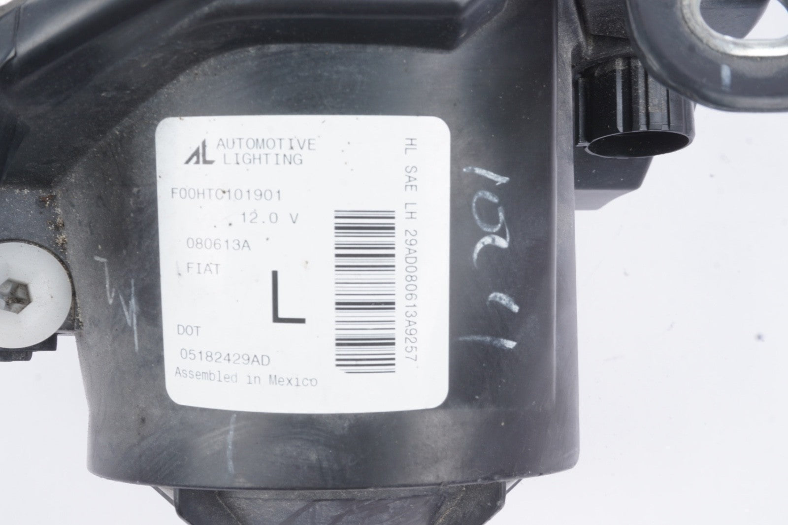 2012 - 2019 Fiat 500 Left DRIVER Headlight Assembly 05182429AD OEM