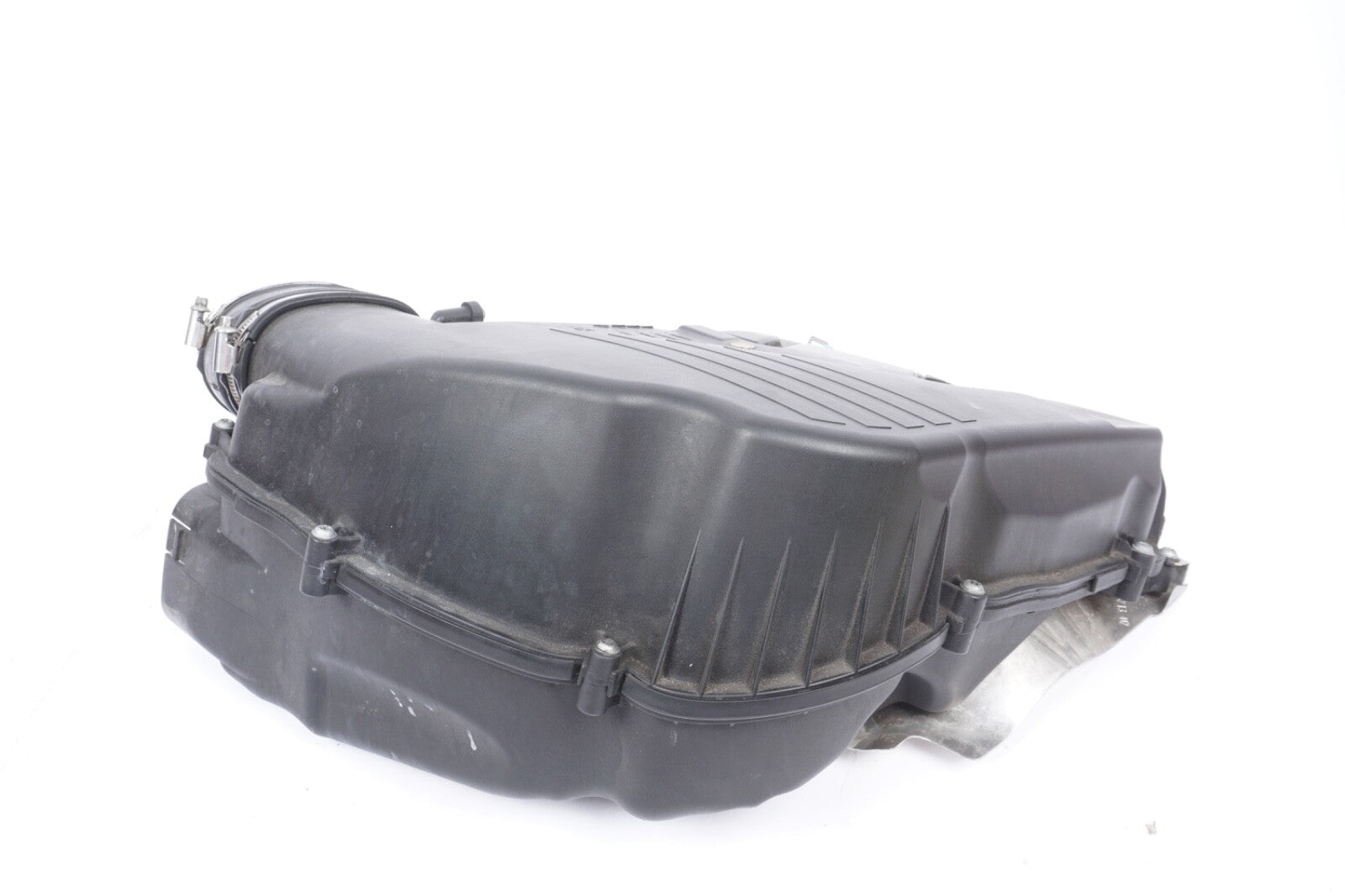 11-16 BMW 650i 750i LEFT LH DRIVER ENGINE MOTOR AIR INTAKE CLEANER FILTER BOW