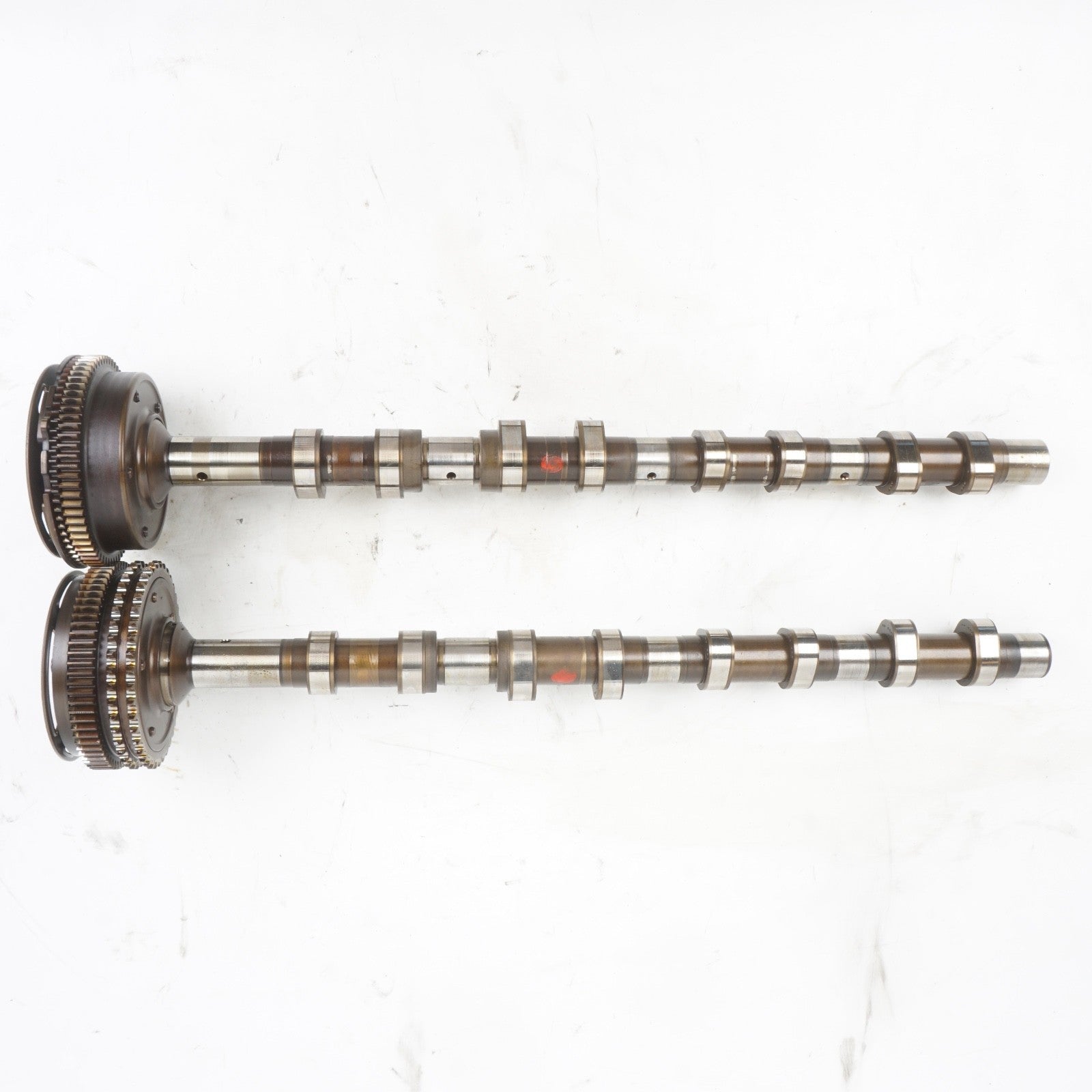 Mercedes R230 SL550 CLS550 M273 Left Intake & Exhaust Camshaft w/ Adjuster OEM