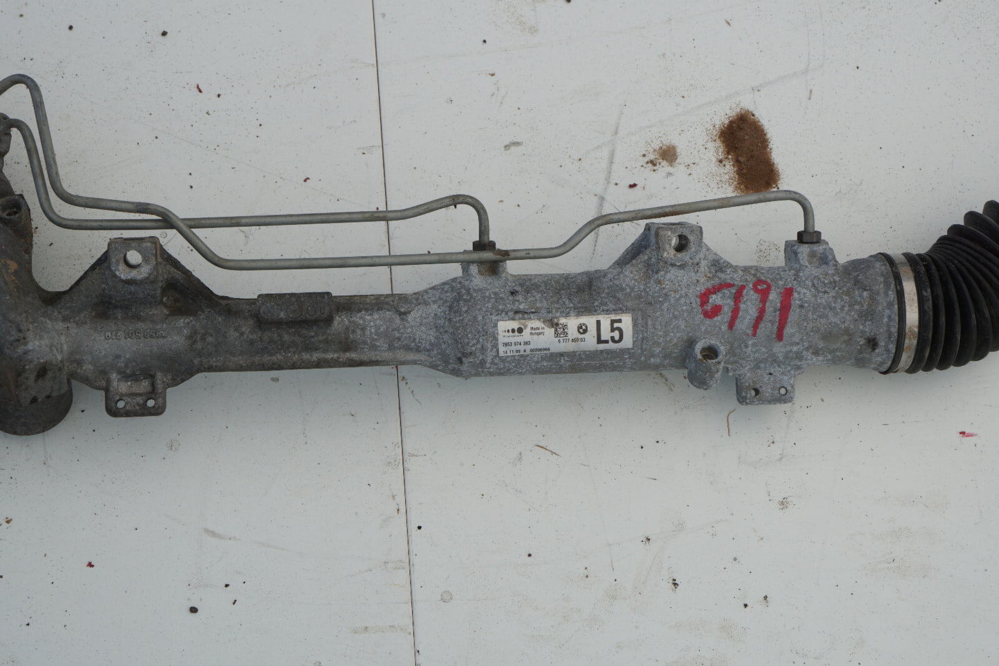07-13 BMW 335I 328i Steering Gear/Rack Power Rack And Pinion 6777459 OEM