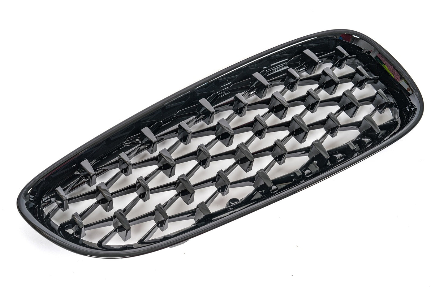 For 2009-2016 BMW E89 Z4 Front Bumper Grille Pair Gloss Black Meteor Style