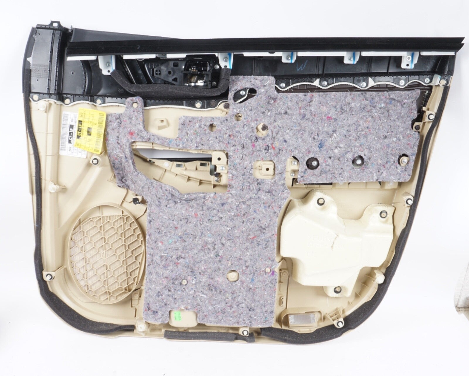 14-16 TOYOTA HIGHLANDER Front LH Driver Door Trim Panel BEIGE COLOR
