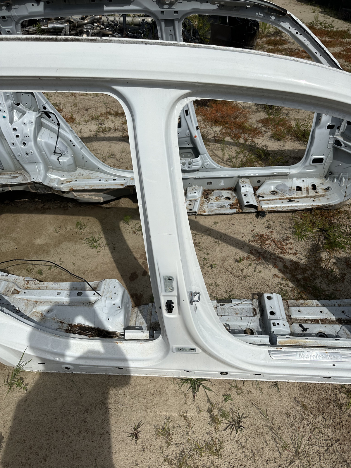 2020 - 2023 MERCEDES GLB250 RIGHT CENTER B PILLAR BODY PART FRAME CUT