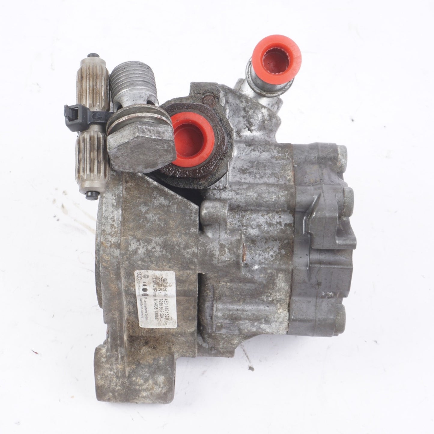 07-09 AUDI A8 QUATTRO 4.2L V8 POWER STEERING PUMP MOTOR ASSEMBLY OEM 4E0145156F