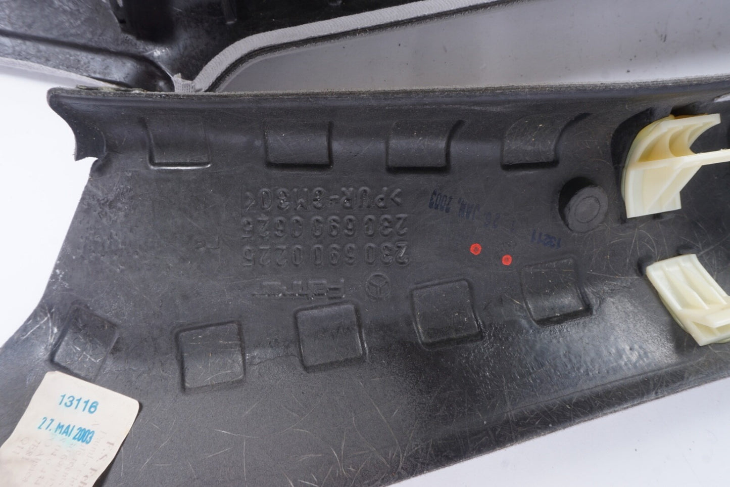 03-06 Mercedes R230 SL500 SL55 Left Right Side Interior Trim Panel A Pillar