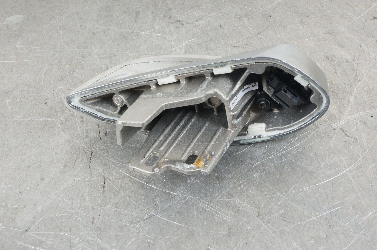 2013-2020 MERCEDES SL CLASS FRONT RIGHT SEAT BELT GUIDE TRIM GRAY W/ SWITCH OEM