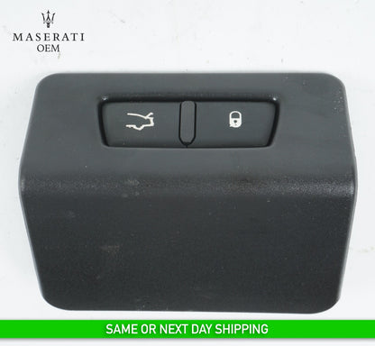 14 - 20 MASERATI QUATTROPORTE REAR TRUNK POWER LIFTGATE SWITCH W/BEZEL TRIM  OEM