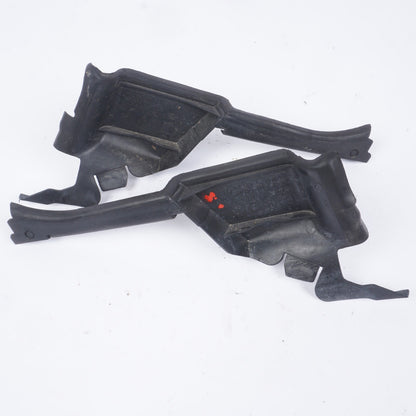 06-11 mercedes w164 ml350 front right left radiator support line air baffle pair
