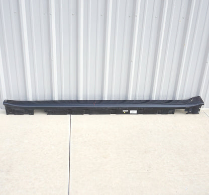 09-15 BMW F02 750Li LEFT DRIVER ROCKER PANEL SKIRT MOLDING BLACK OEM