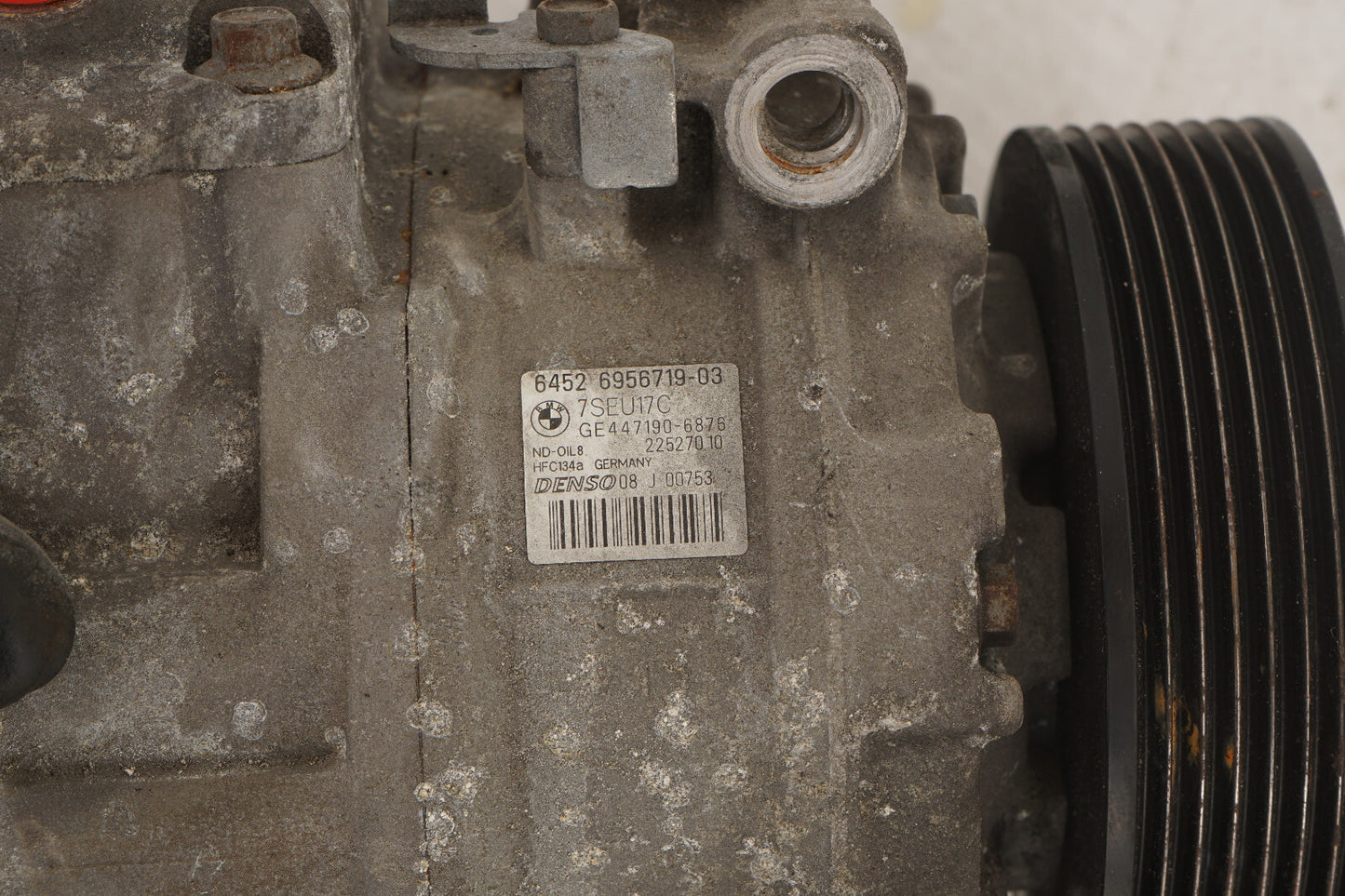 2007 - 2013 BMW 335i E93 AC COMPRESSOR 6956719 OEM