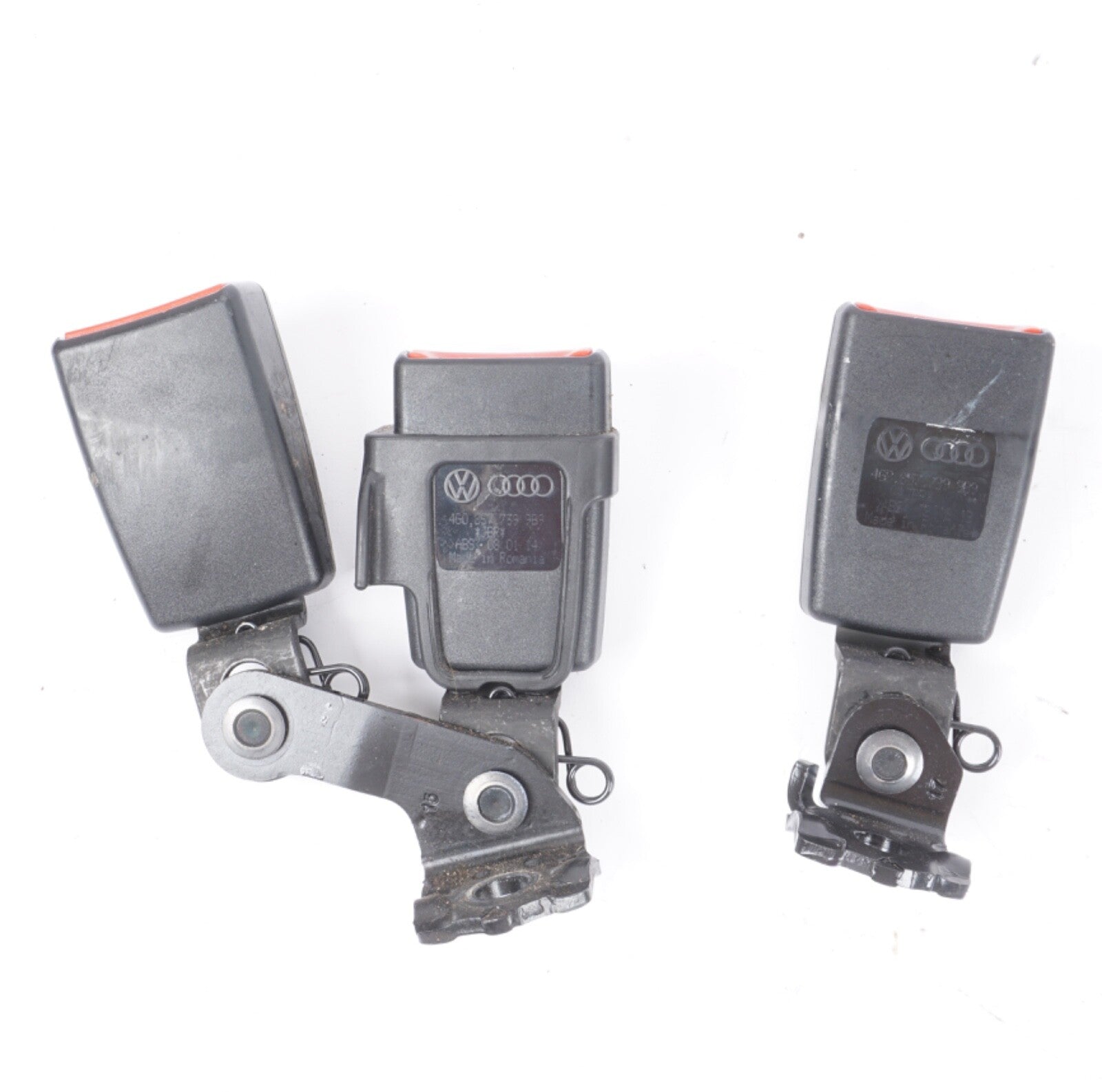 2012-2018 AUDI A6 A7 S6 S7 REAR Seatbelt Double Buckle Receiver 4G0857739 OEM