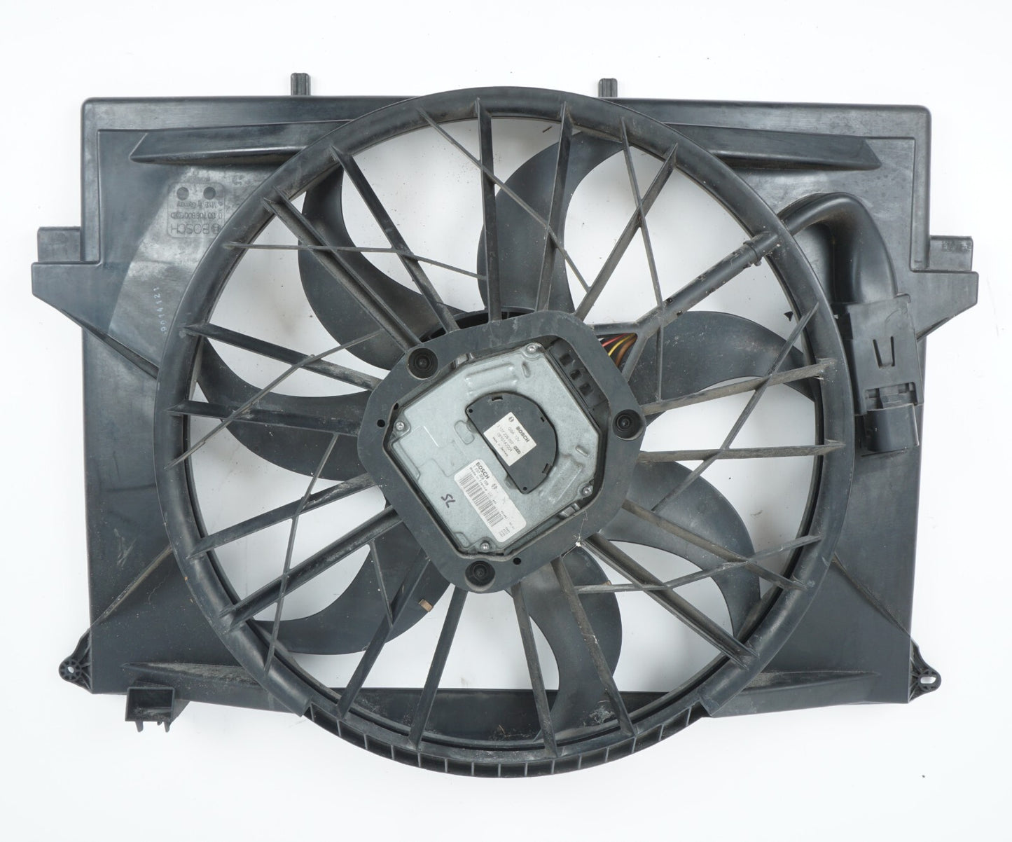 2003-2012 Mercedes-Benz SL500 Engine Motor Cooling Radiator Fan w/ Shroud OEM
