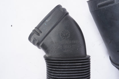 2012 - 13  W221 MERCEDES BENZ S550 AIR INTAKE HOSE DUCT LINE LEFT AND RIGHT PAIR