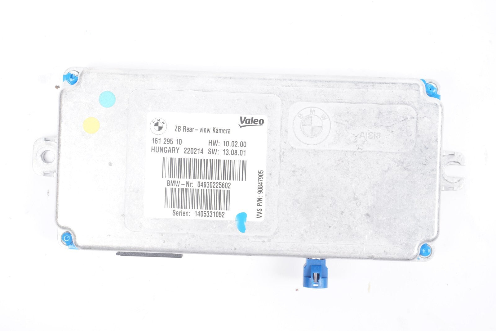 13-18 BMW 650I Rear View Camera Control Module Unit 16129510 OEM