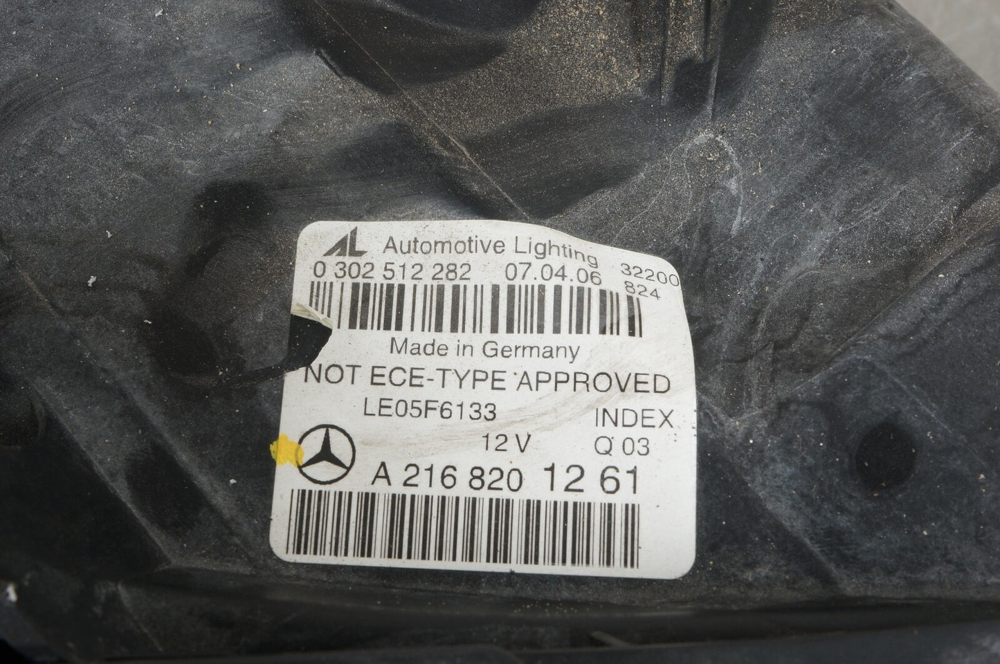 2007 - 2010 Mercedes W216 CL63 CL65 CL550 Right Headlight Lamp Xenon 2168201261