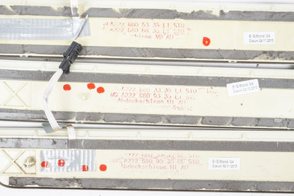 14-20 Mercedes S550 W222 Illuminated Door Step Sill Panel Set of 3 OEM