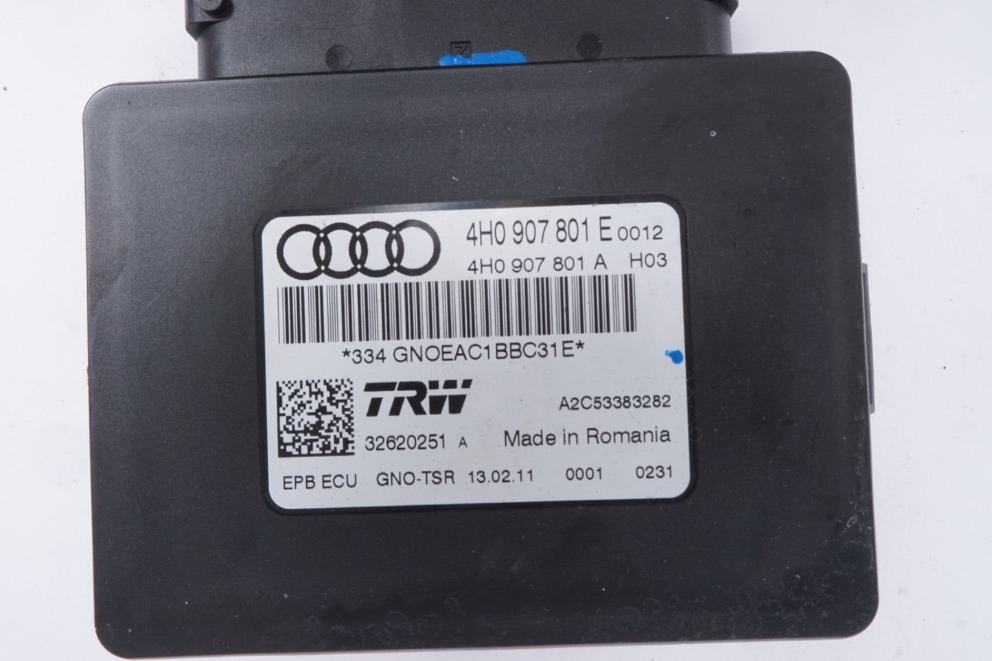11-17 Audi D4 A8 A8L Hand Parking Brake Control Module Unit 4H0907801H OEM