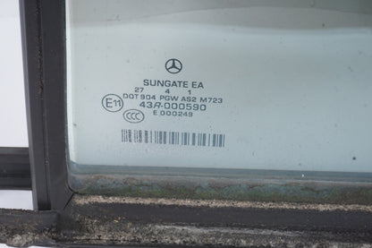 07-13 Mercedes W221 S450 S550 Rear Left Side Quarter Door Window Auto Glass OEM