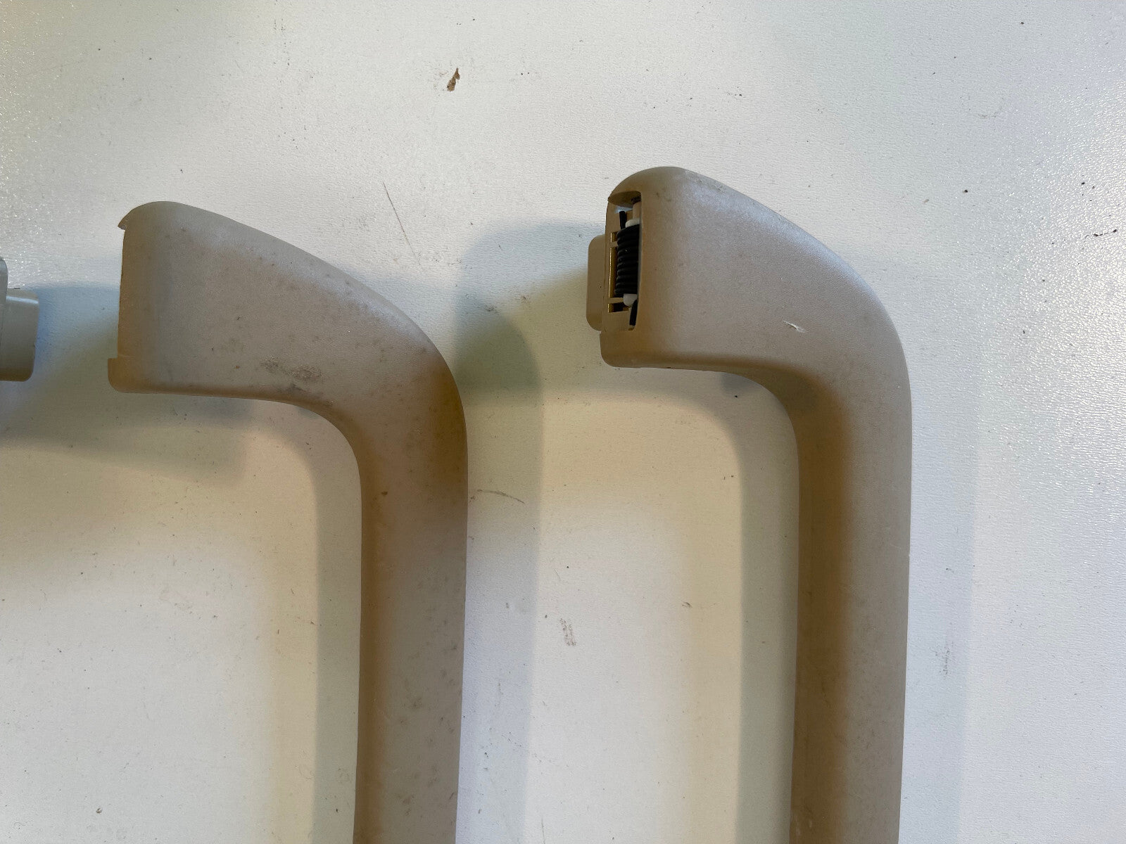07-13 W221 MERCEDES BENZ S550 S600 S63 OVERHEAD ROOF GRAB HANDLE SET OF 4 OEM