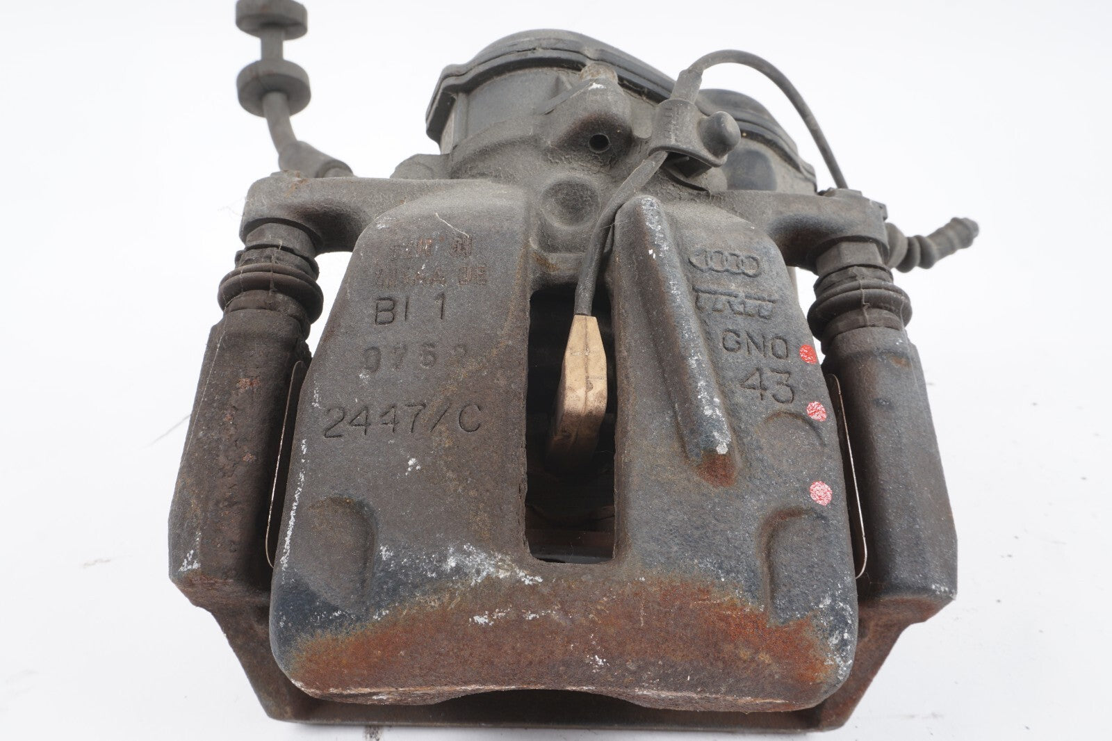 12-17 AUDI A8L A8 3.0L REAR LEFT DRIVER SIDE BRAKE CALIPER OEM