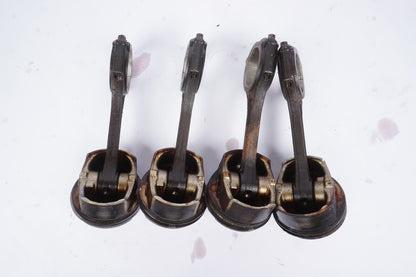 12-15 Mercedes W204 C250 SLK250 M271 Piston & Connecting Rod Set Of 4 OEM 55K