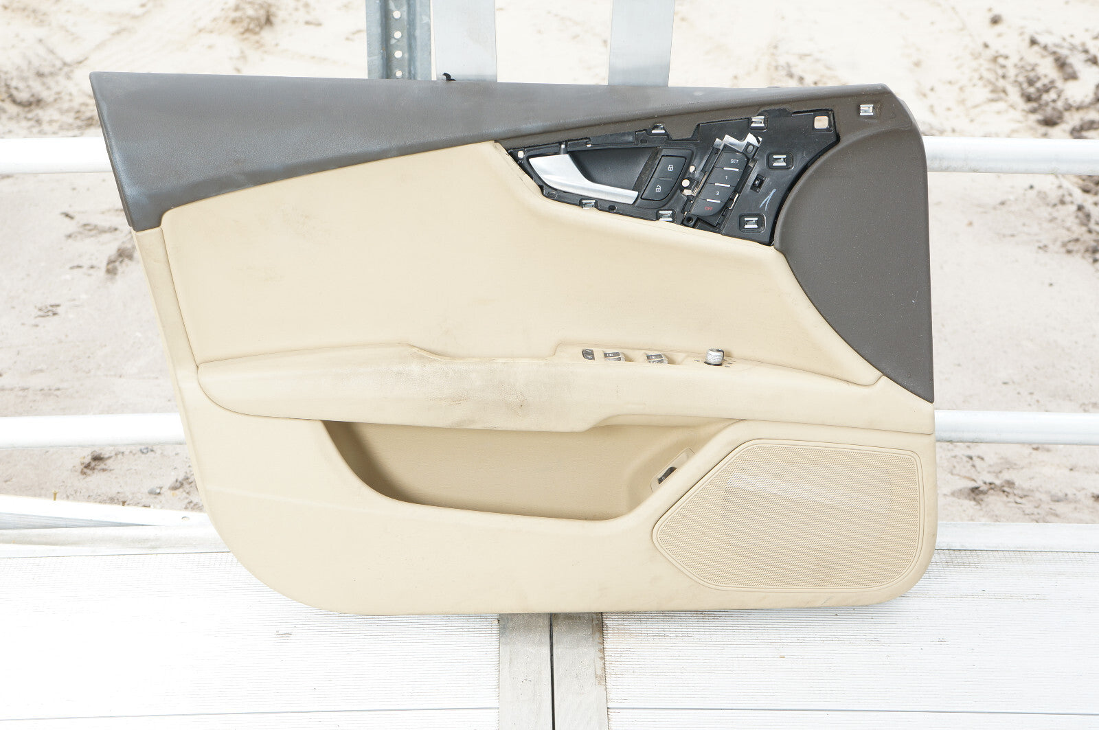 2012-2014 AUDI A7 FRONT LEFT DRIVER SIDE DOOR PANEL TRIM OEM