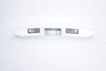 2011-2018 PORSCHE CAYENNE LIFT GATE TAILGATE SWITCH COVER MOLDING PURE WHITE OEM