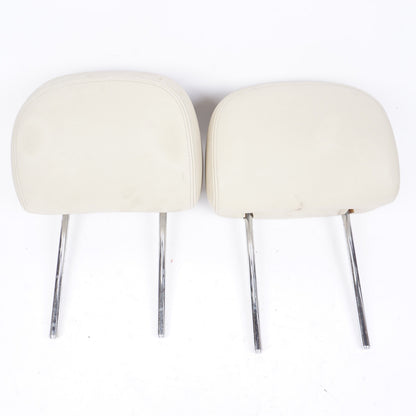 2004-2010 BMW 645CI 650i M6 Front Headrest Head Rest Cushion BEIGE OEM SET