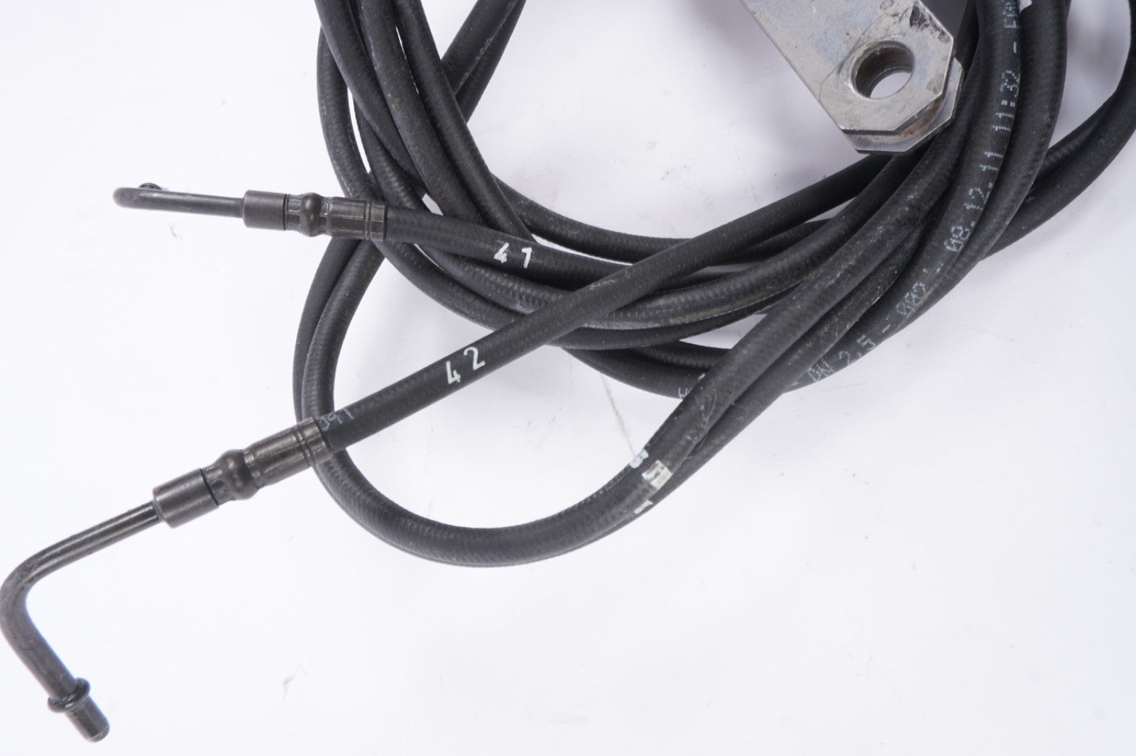 08-13 BMW E93 328I 335I M3 CONVERTIBLE TOP LEFT HYDRAULIC SHOCK LINE 11 & 12