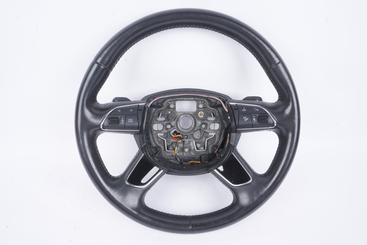 2011-2014 Audi A8 Steering Wheel Control Buttons w/ Stereo Controls OEM