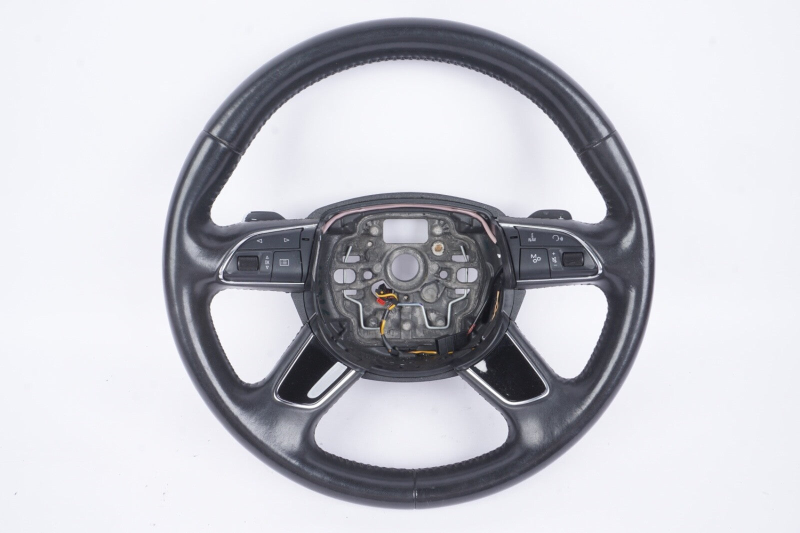 2011-2014 Audi A8 Steering Wheel Control Buttons w/ Stereo Controls OEM