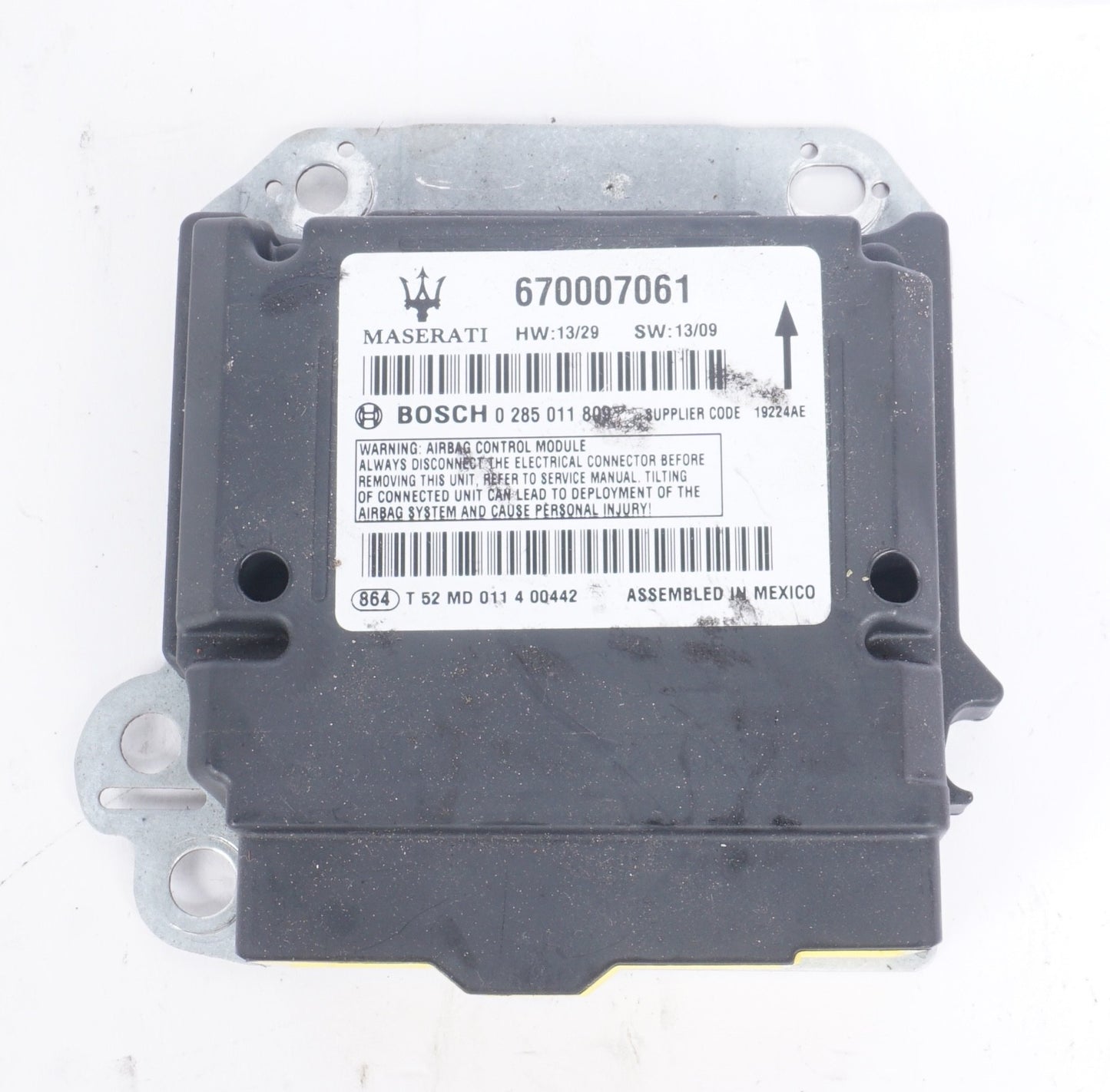 2014 - 2016 MASERATI Ghibli Module Control 670007061  0 285 011 809