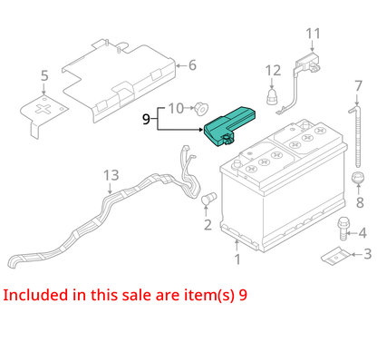 2011 - 2018 AUDI A8 QUATTRO BATTERY TERMINAL POSITIVE CLAMP TN8J0915459 OEM