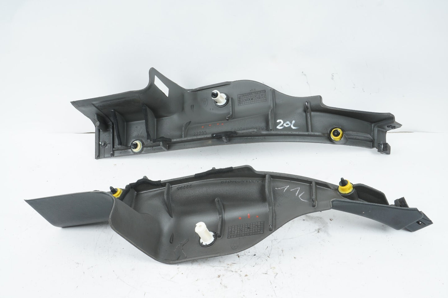 14 - 20 MASERATI QUATTROPORTE FRONT LEFT & RIGHT INTERIOR STEP TRIM COVER OEM