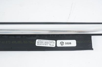 2012-2018 AUDI A7 REAR LEFT SIDE DOOR WINDOW BELT MOLDING TRIM 4G8853763B OEM