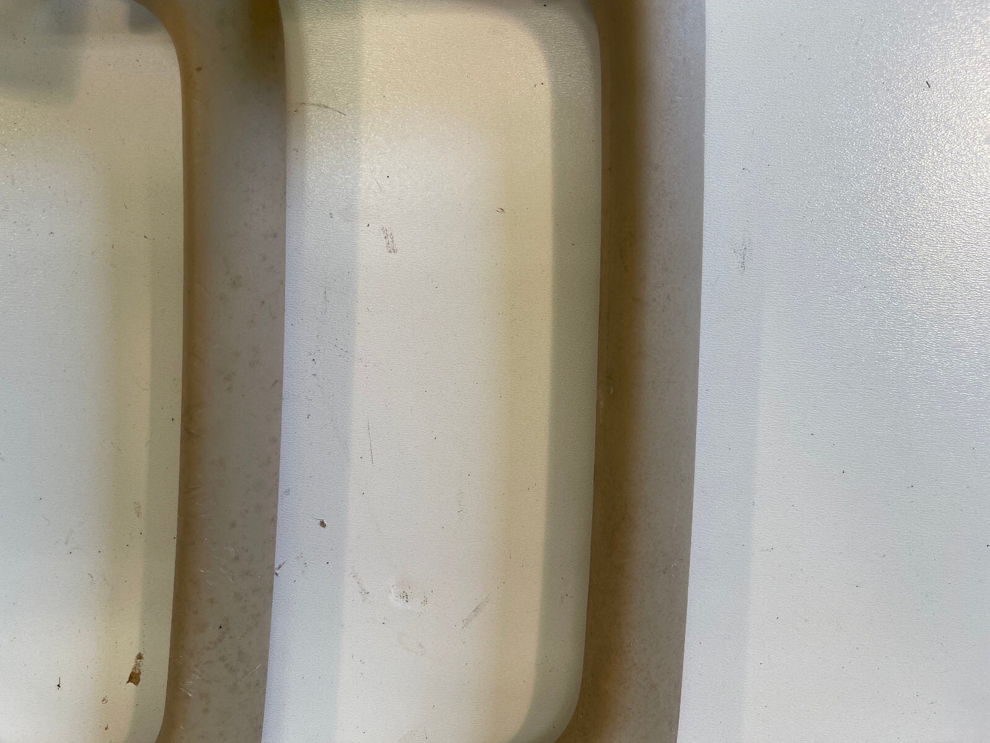 07-13 W221 MERCEDES BENZ S550 S600 S63 OVERHEAD ROOF GRAB HANDLE SET OF 4 OEM