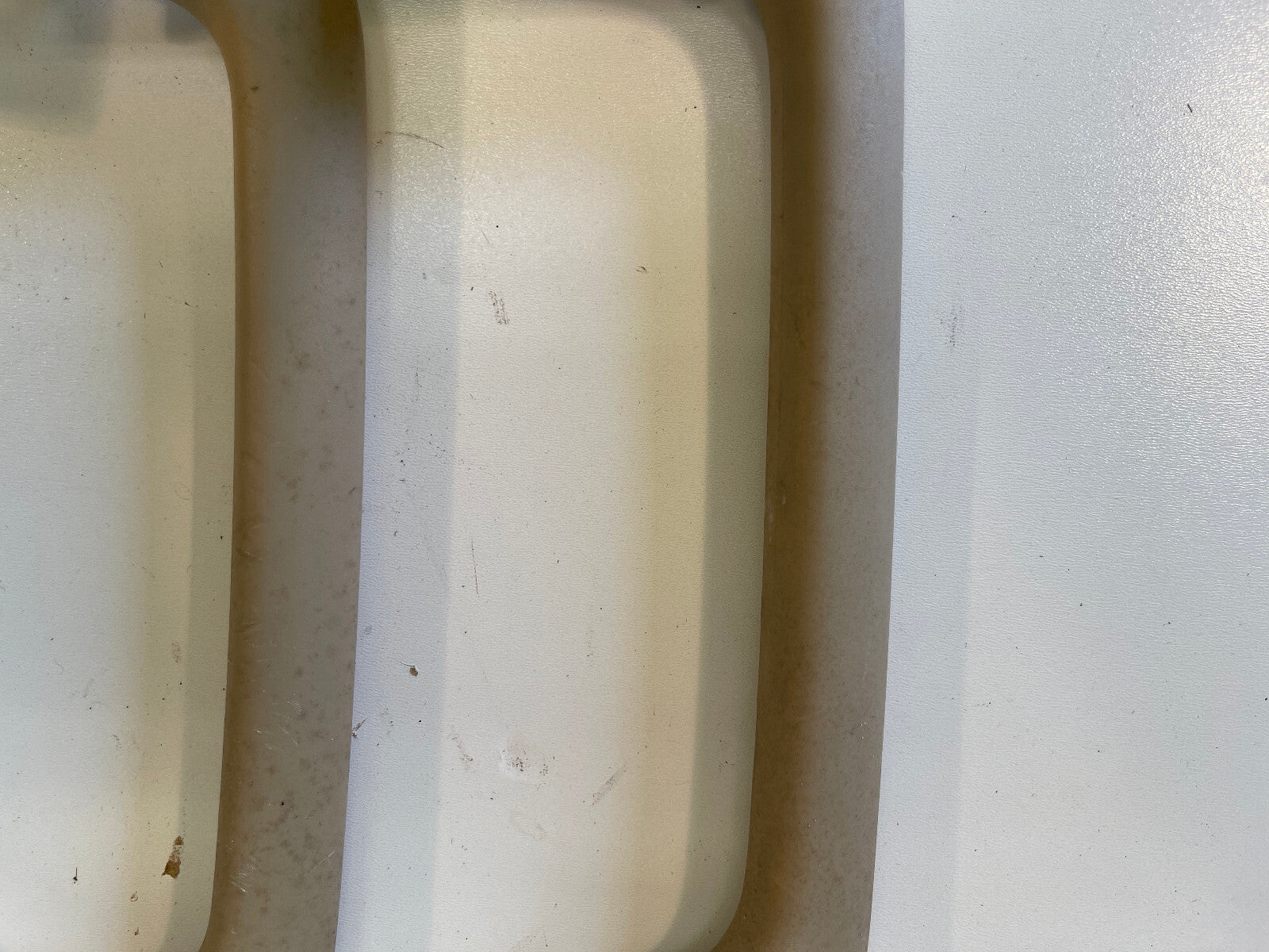 07-13 W221 MERCEDES BENZ S550 S600 S63 OVERHEAD ROOF GRAB HANDLE SET OF 4 OEM