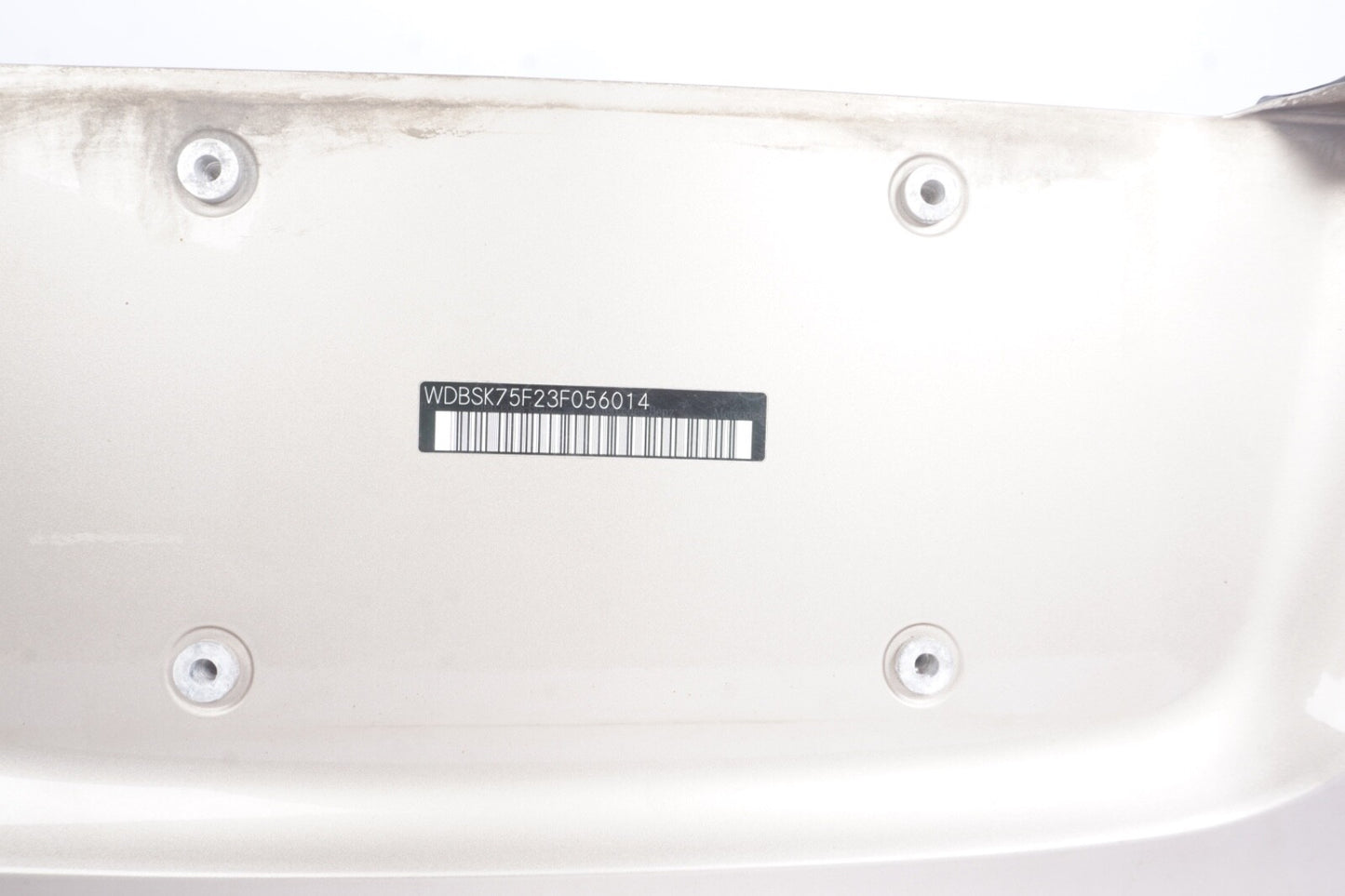 03-12 Mercedes R230 SL500 SL550 SL55 AMG Trunk Lid License Plate Holder OEM