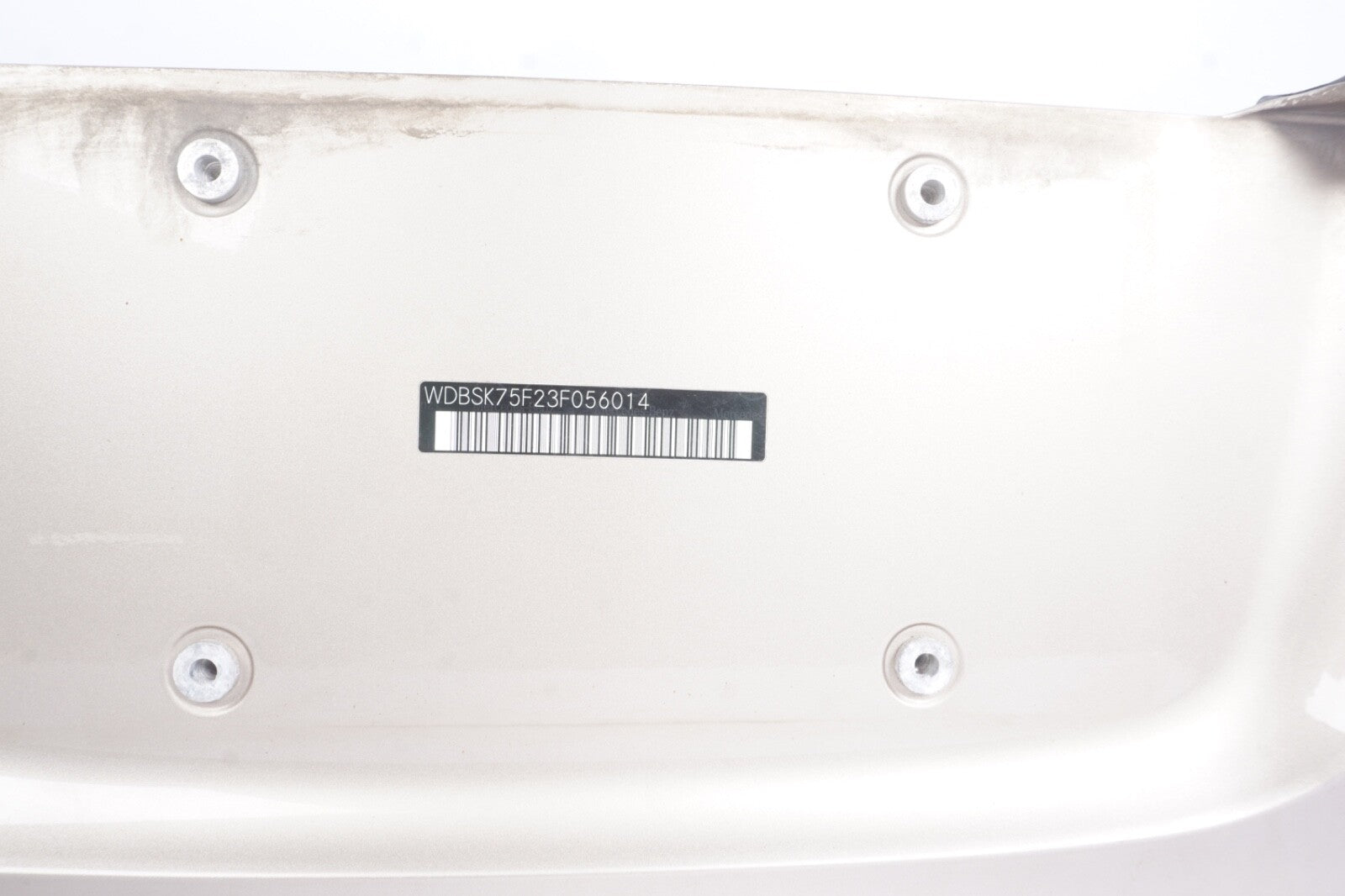 03-12 Mercedes R230 SL500 SL550 SL55 AMG Trunk Lid License Plate Holder OEM