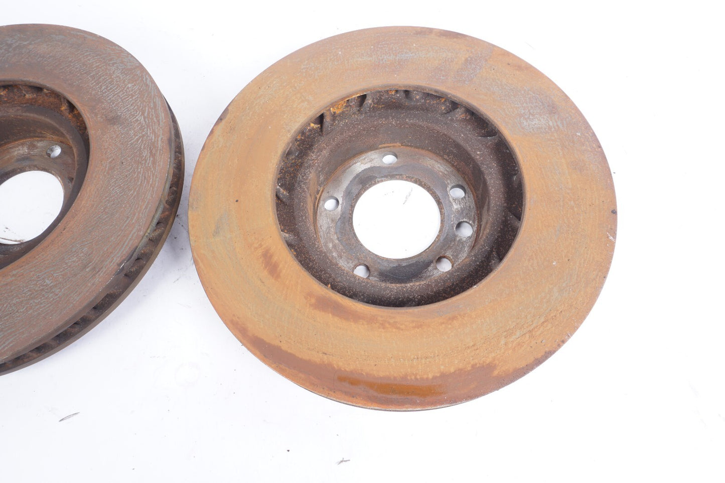 11-18 Porsche Cayenne 958 4.8l Front Brake Disc Rotor Left & Right OEM
