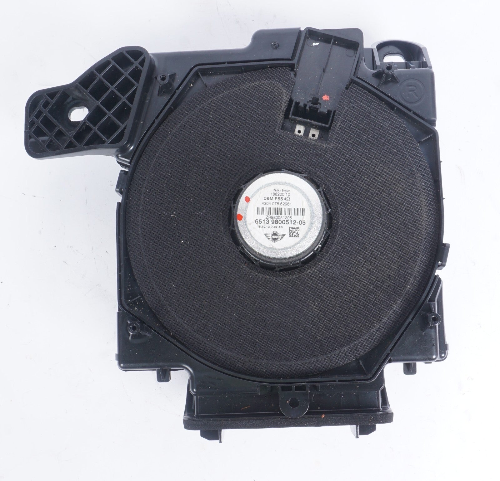 11 - 16 Mini Cooper Countryman Right Floor Sub Woofer 65139800512  OEM