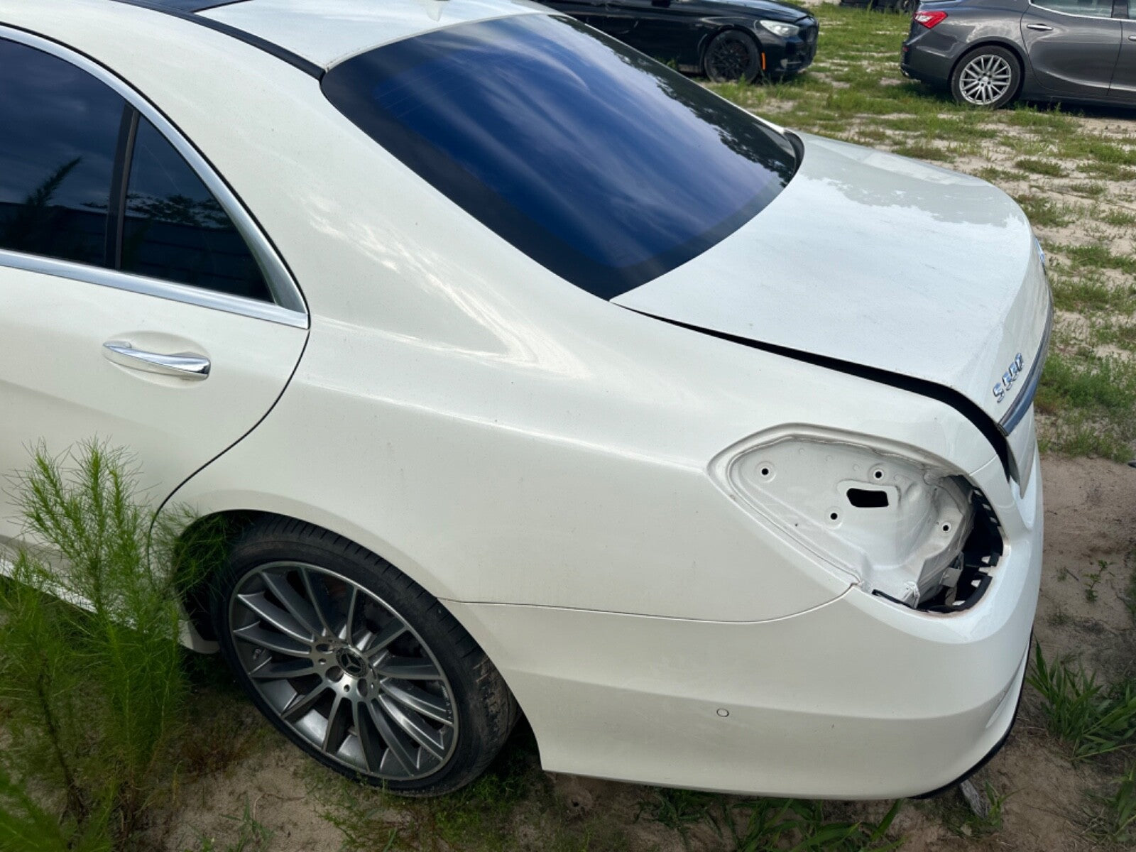 2014 - 2017 MERCEDES S500 S550 S550e S600 S63 REAR LEFT QUARTER PANEL CUT FRAME