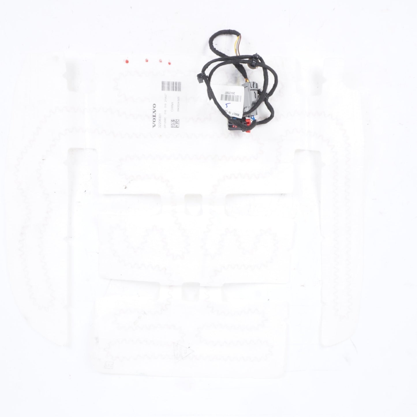 2021 - 2023 Polestar 2 Rear Right Passenger Side Seat Mat & Wire Harness OEM