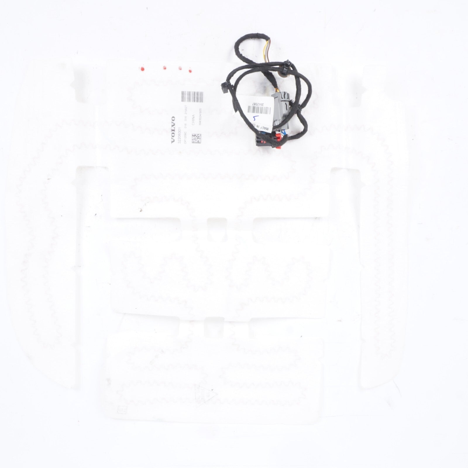 2021 - 2023 Polestar 2 Rear Right Passenger Side Seat Mat & Wire Harness OEM