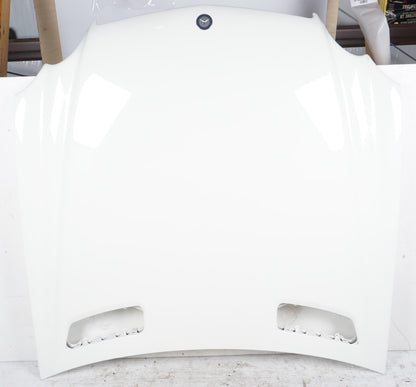 03-08 Mercedes R230 SL500 SL550 SL55 AMG Hood Cover Panel Assembly WHITE