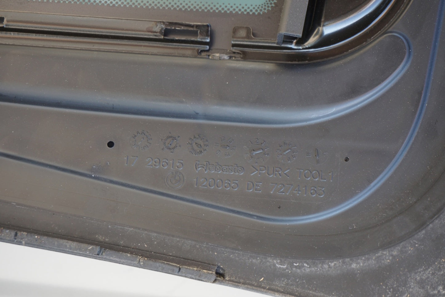 13 14 15 BMW F06 650i 640i Grand Coupe Sunroof Sun Roof Window Glass Panel OEM