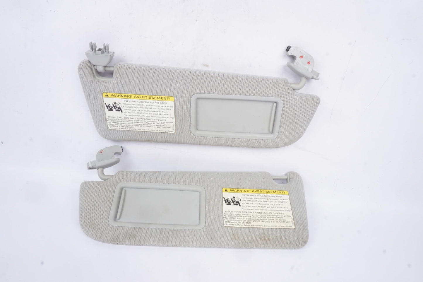 2011 - 2018 AUDI A8L A8 S8 FRONT LEFT RIGHT SIDE SUNVISOR SUN VISOR OEM GRAY