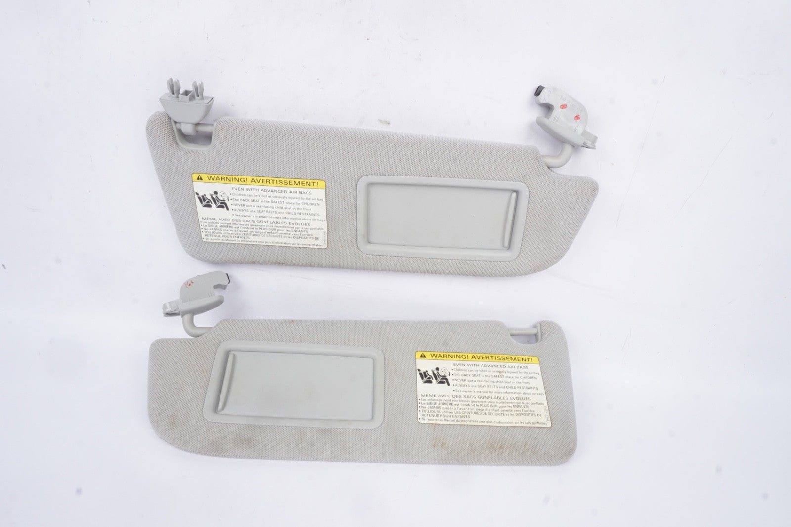 2011 - 2018 AUDI A8L A8 S8 FRONT LEFT RIGHT SIDE SUNVISOR SUN VISOR OEM GRAY